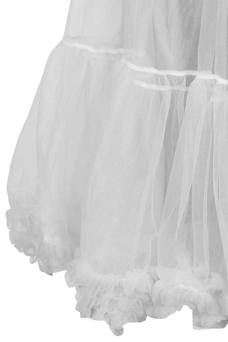 Petticoat Dirndl wei 65cm Bild 2