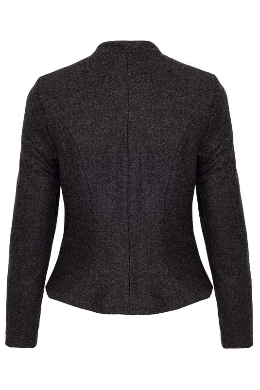 Damen Trachten Lodenblazer Stretch - anthrazit