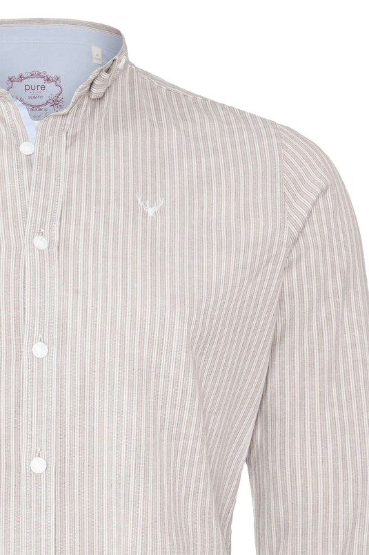 _264-STREIFEN HELLBRAUN