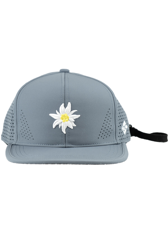 Unisex Snapback-Cap mit Edelweiß-Design und Sportfunktion