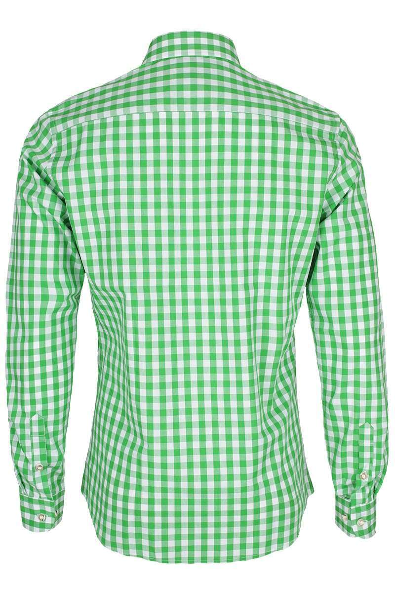 Karohemd Slim-Fit Vichy apfelgrn Bild 2