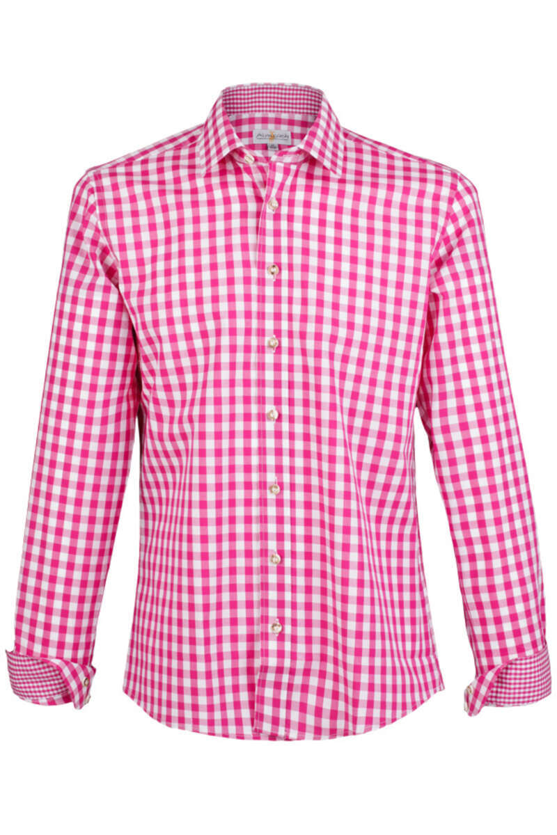 Karohemd Slim-Fit Vichy pink