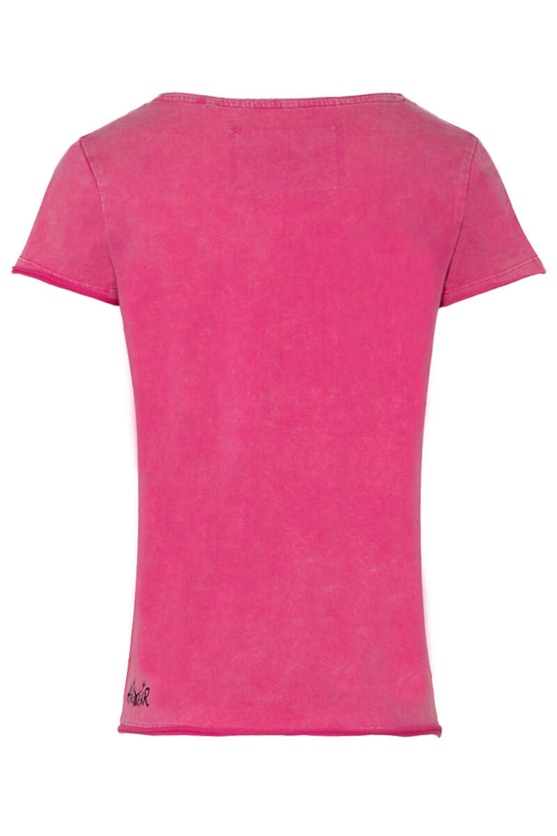 Damen T-Shirt 'Edelweiß cruising' Vespa pink Bild 2