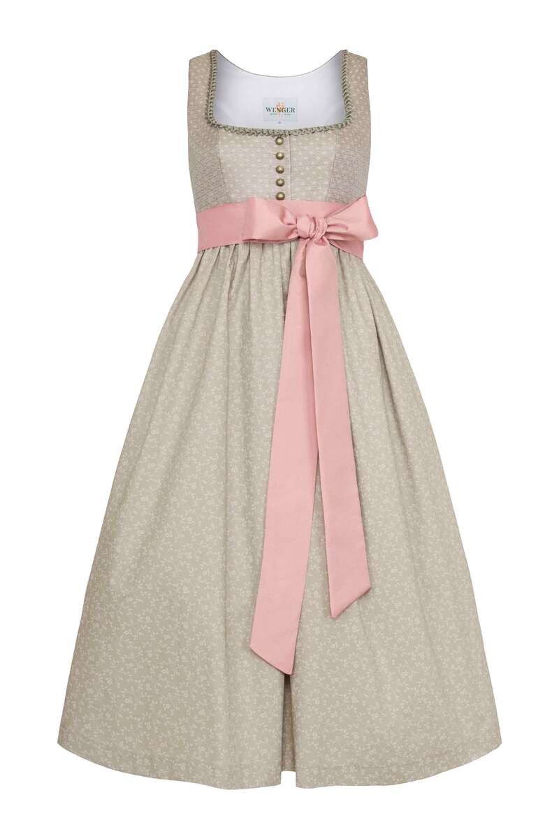 Umstandsdirndl geblmt taupe