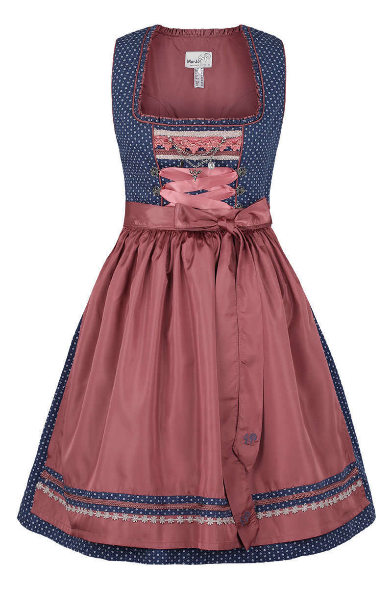 Minidirndl blau pflaume