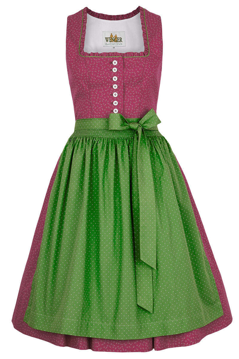 Waschdirndl kurz beere