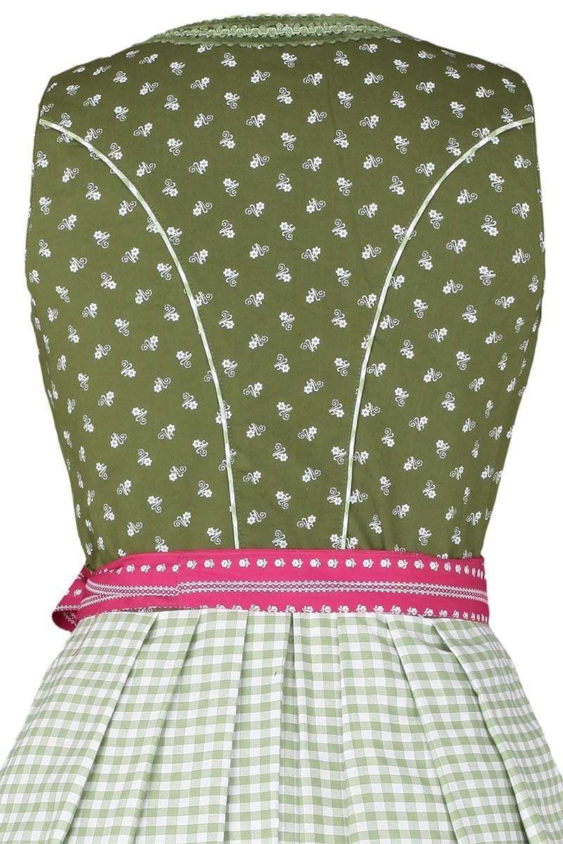 Baumwolldirndl kurz grn beere Bild 2