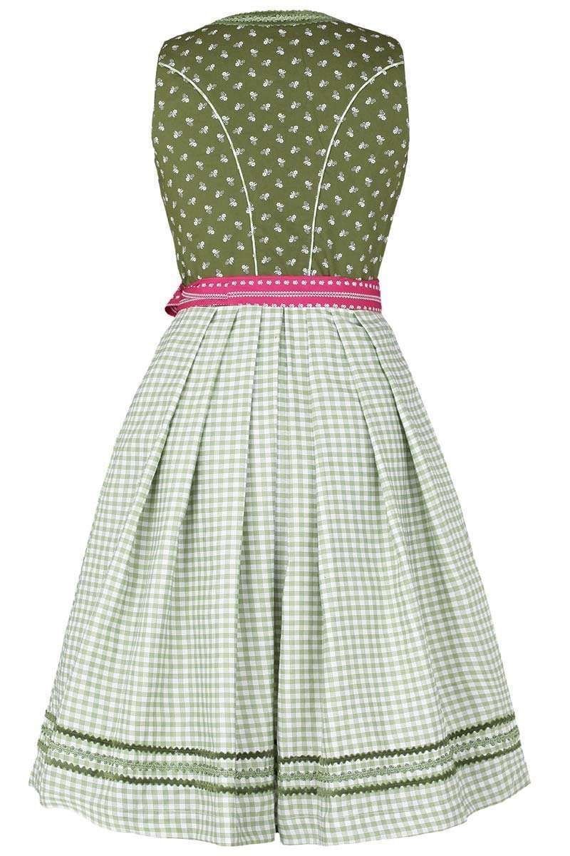 Baumwolldirndl kurz grn beere Bild 2