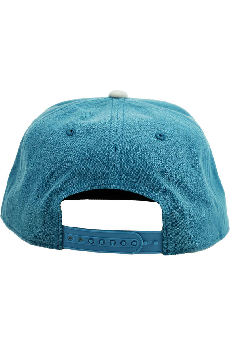 Snapback-Cap mit Edelweiss blau grau Bild 2