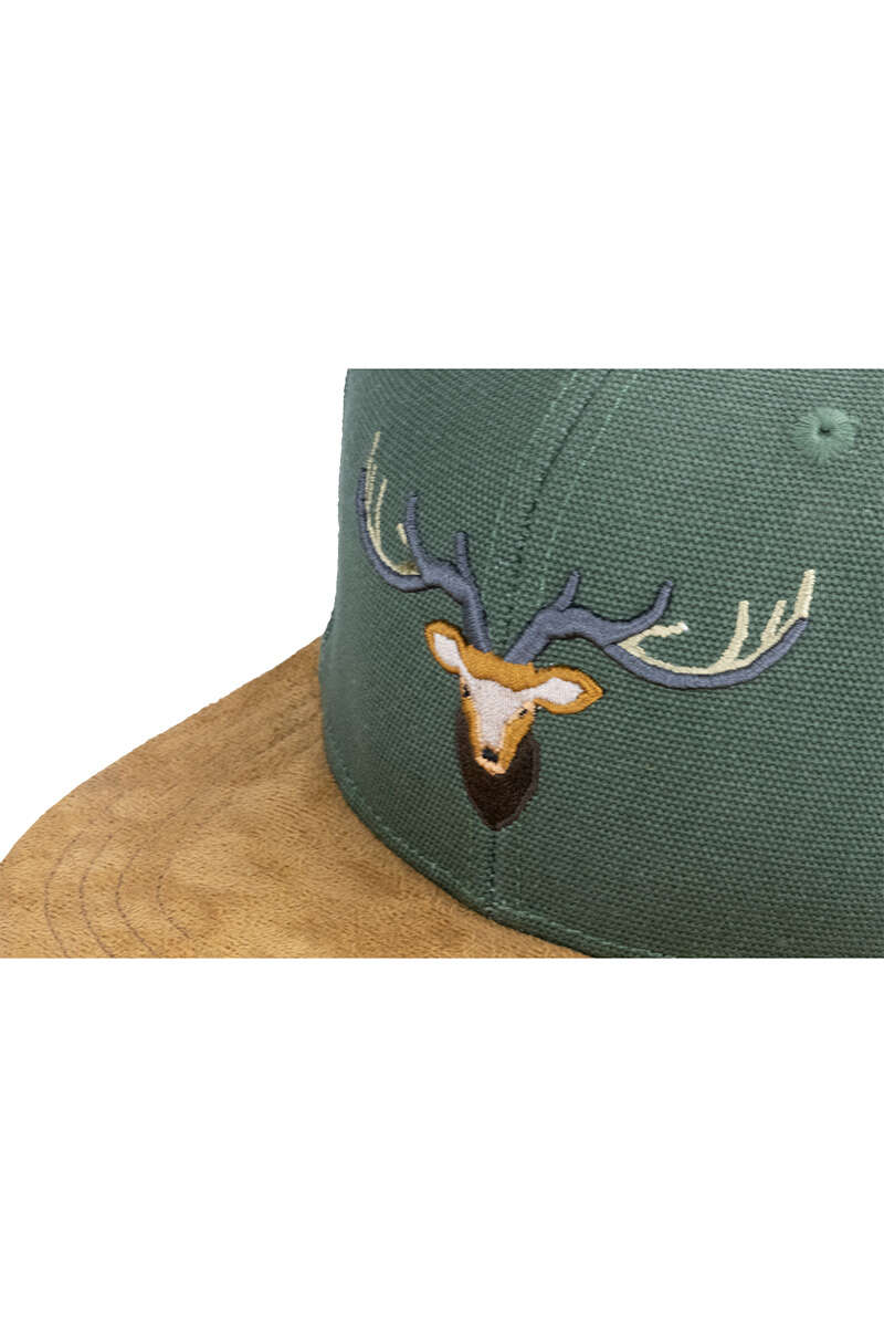 Snapback Cap WALDHIRSCH grn braun Bild 2