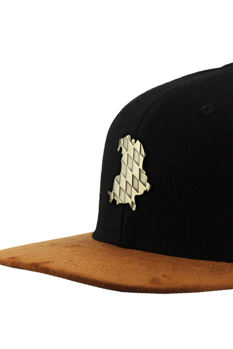 Bavarian Cap Freistaat Snapback Cap Schwarz 