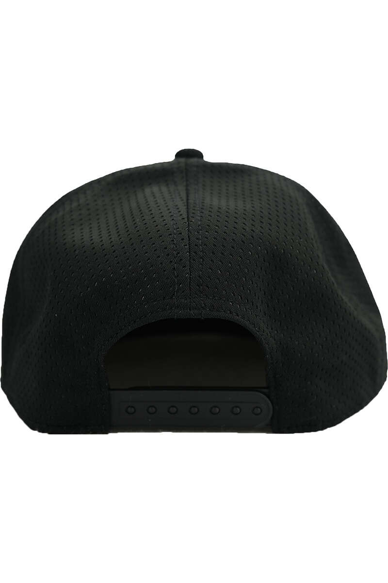 Sport Snapback Cap mit Edelweisslogo all black Bild 2