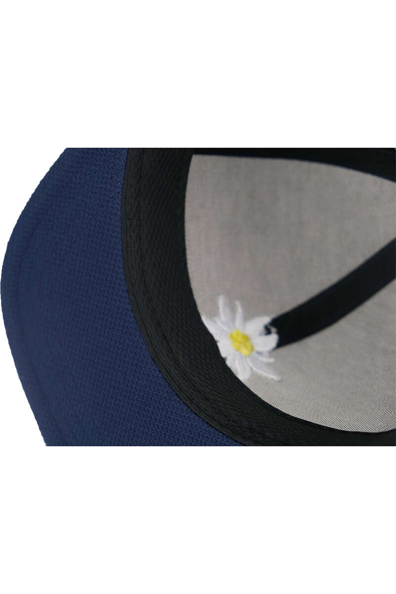 Sport Snapback Cap mit Edelweisslogo blau Bild 2