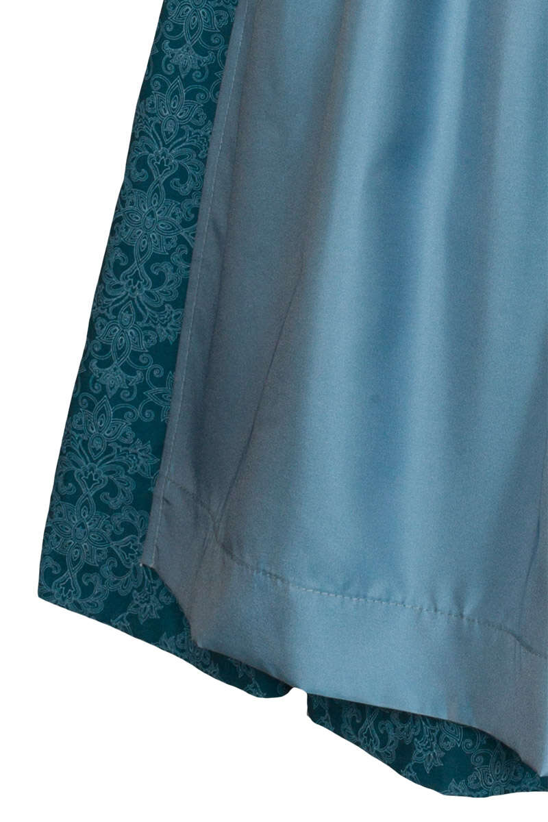Leinendirndl lang trkis Bild 2