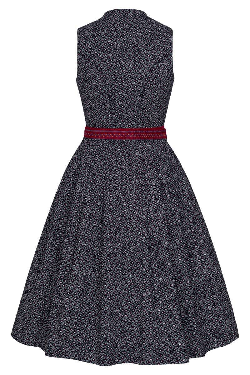Waschdirndl Midilnge blau Bild 2
