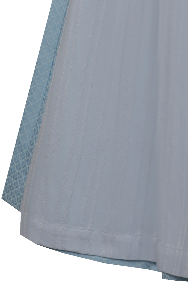 Midi-Dirndl mit Cord babyblau Bild 2