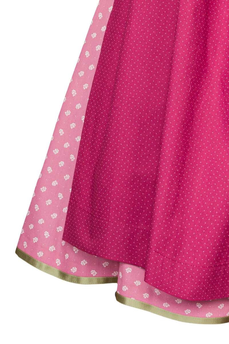 Midi Baumwolldirndl Knpfe Perlmutt altrosa pink wei Bild 2