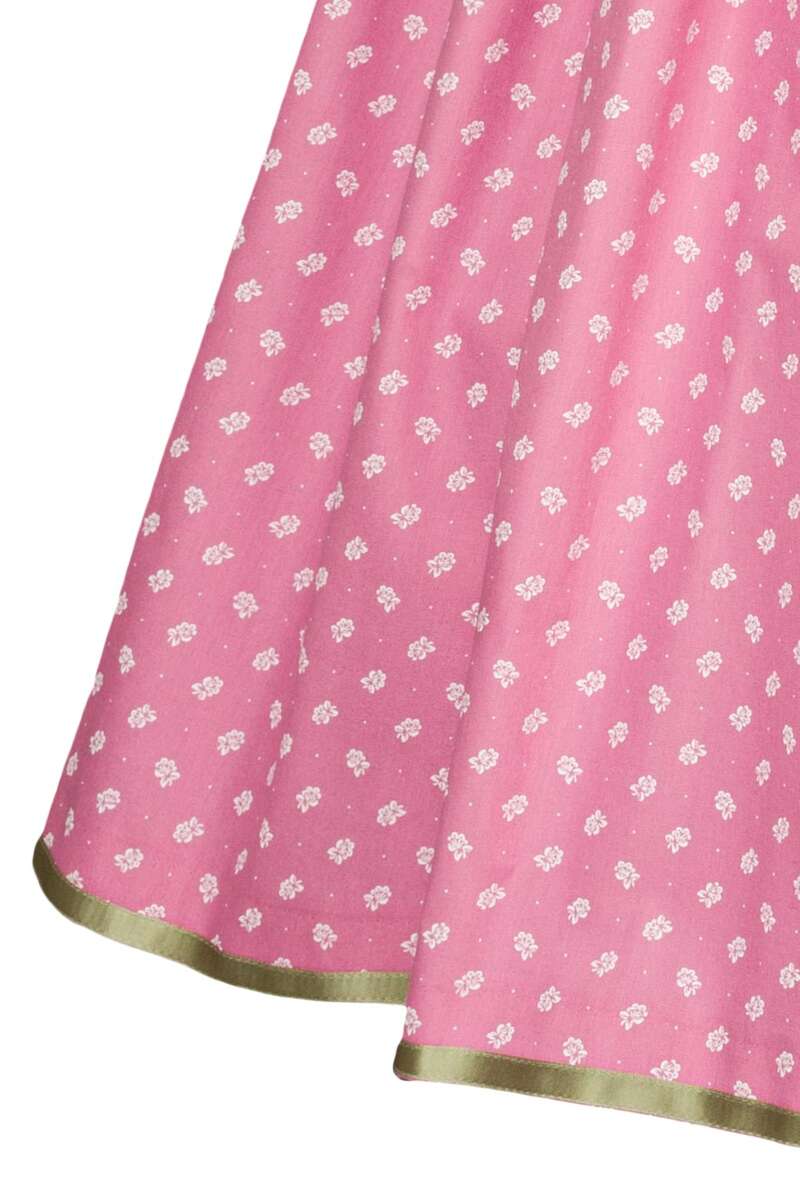 Midi Baumwolldirndl Knpfe Perlmutt altrosa pink wei Bild 2