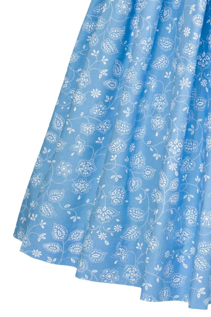 Leinendirndl Midi hellblau Bild 2