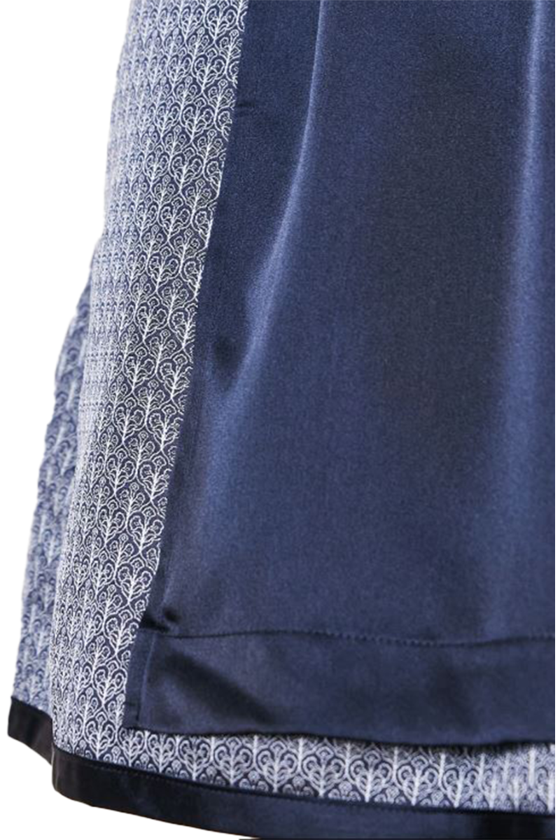 Mini-Dirndl Samt blau Bild 2