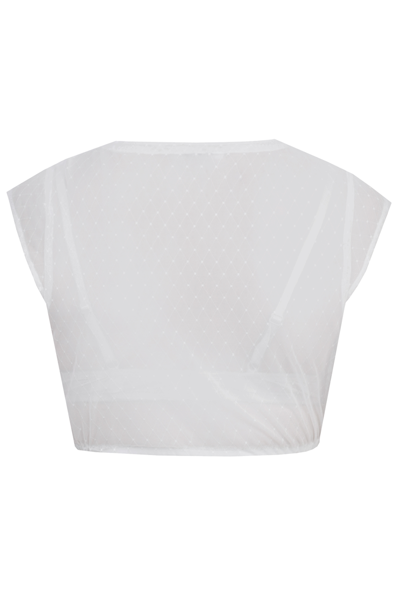 Dirndlbluse Flgelrmel offwhite Bild 2