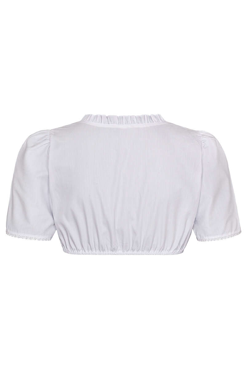Dirndlbluse wei Bild 2