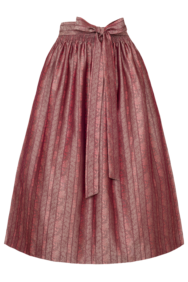 Dirndlschrze 80cm weinrot