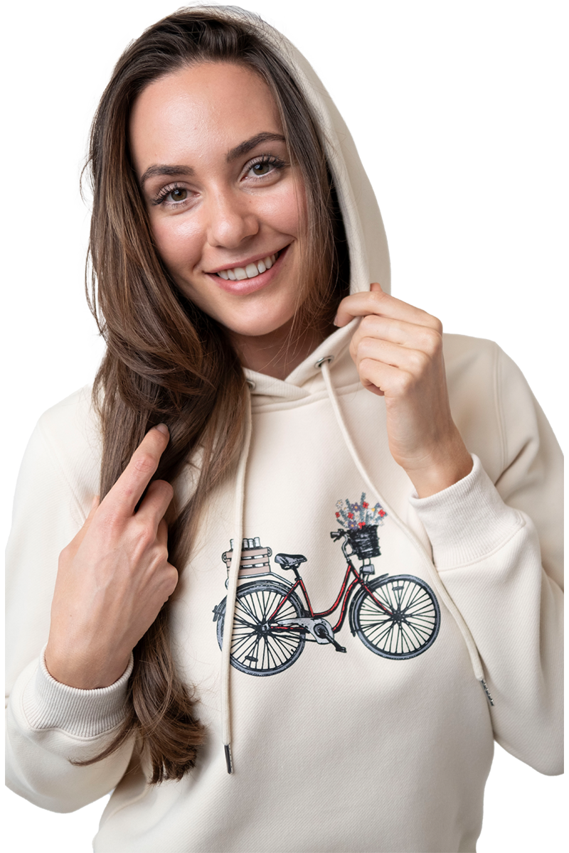 Damen Pullover 'Expresslieferdienst' beige Bild 2