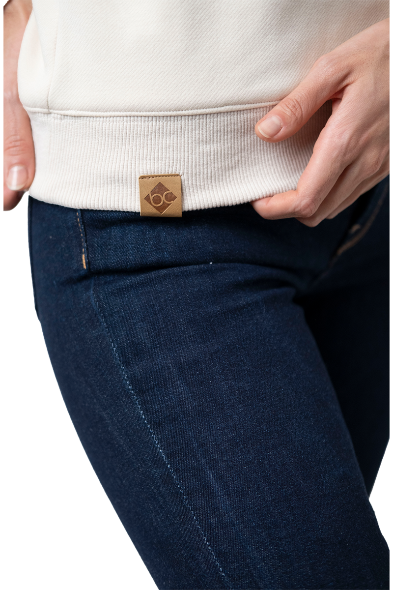 Damen Pullover 'Expresslieferdienst' beige Bild 2