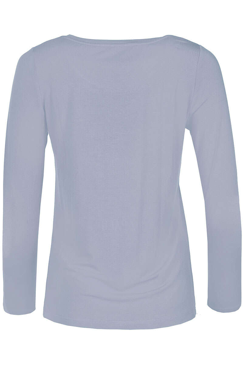 Damen Shirt Alpiner Lifestyle langarm hellblau Bild 2