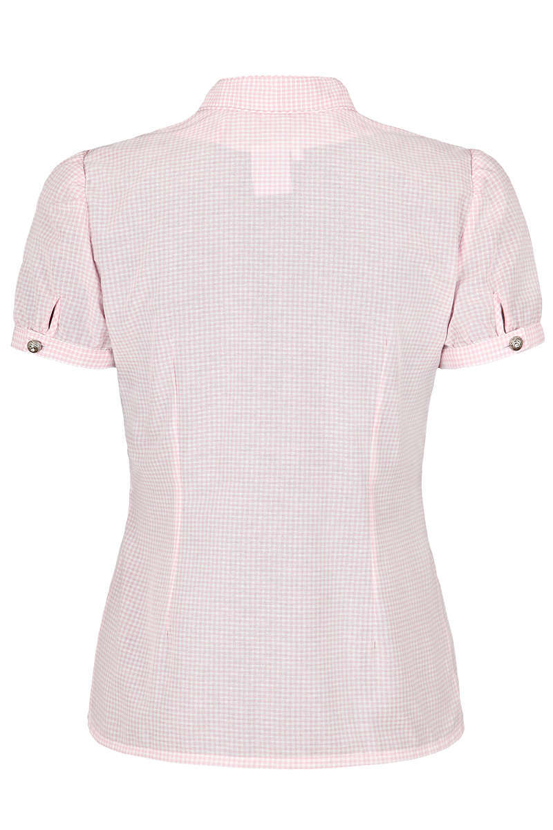 Miederbluse kariert rosa Bild 2