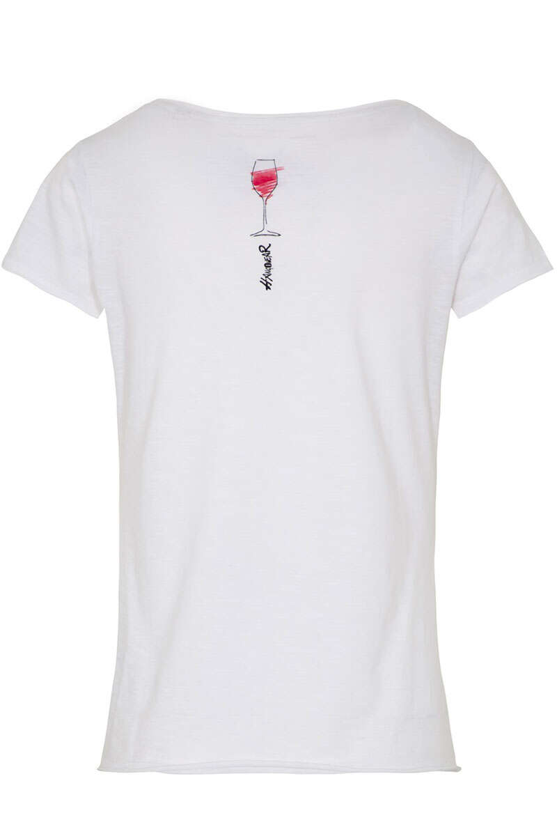 Damen T-Shirt 'WEINzigartig' wei Bild 2