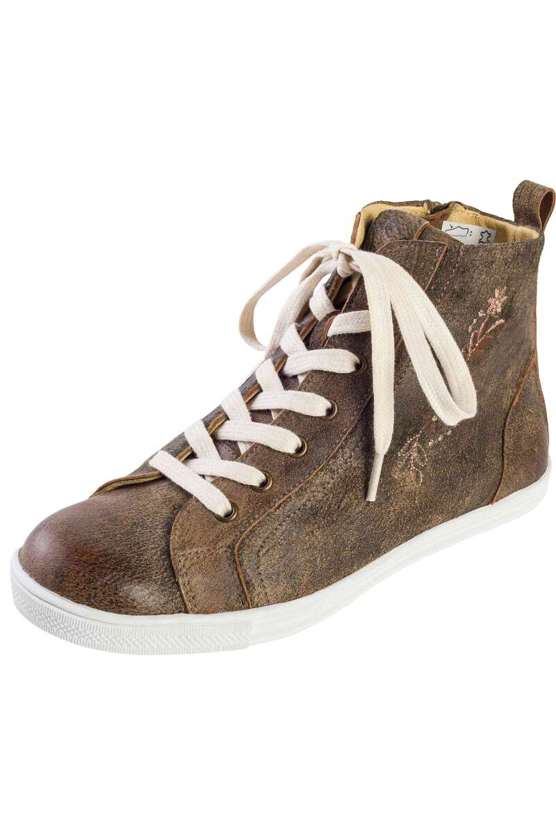 Alpiner Damen Sneaker braun cabrio