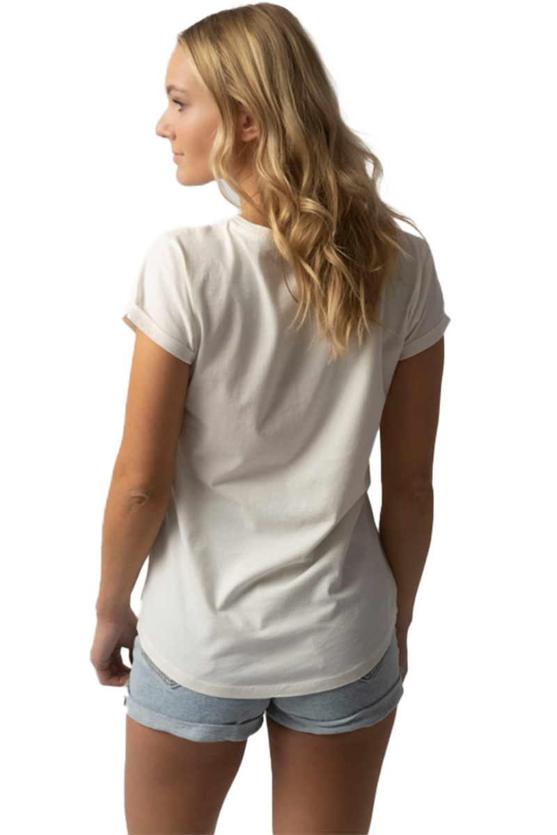Damen T-Shirt 'Dackel Express' gelb Bild 2