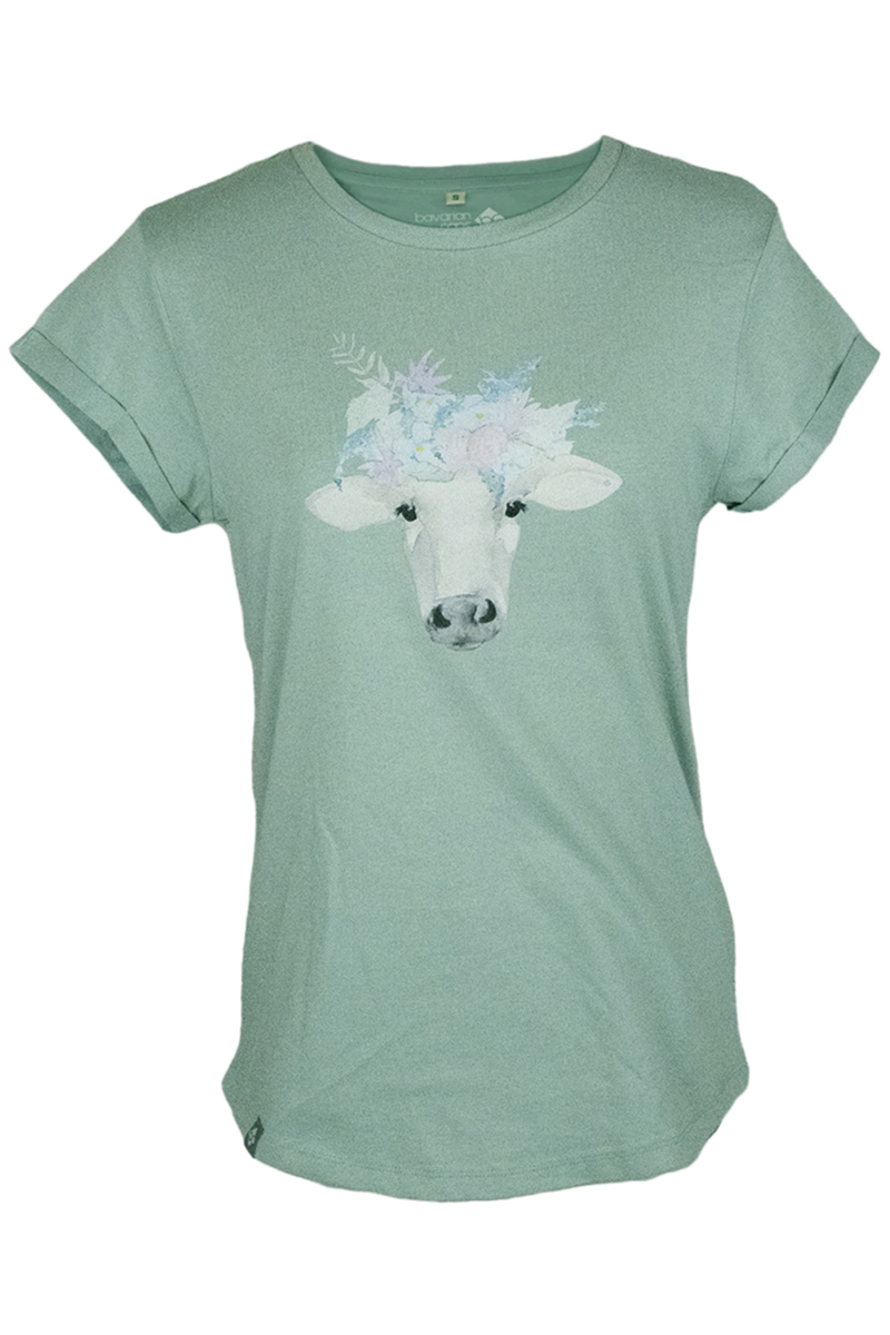 Damen T-Shirt 'Almantrieb' mintgrn