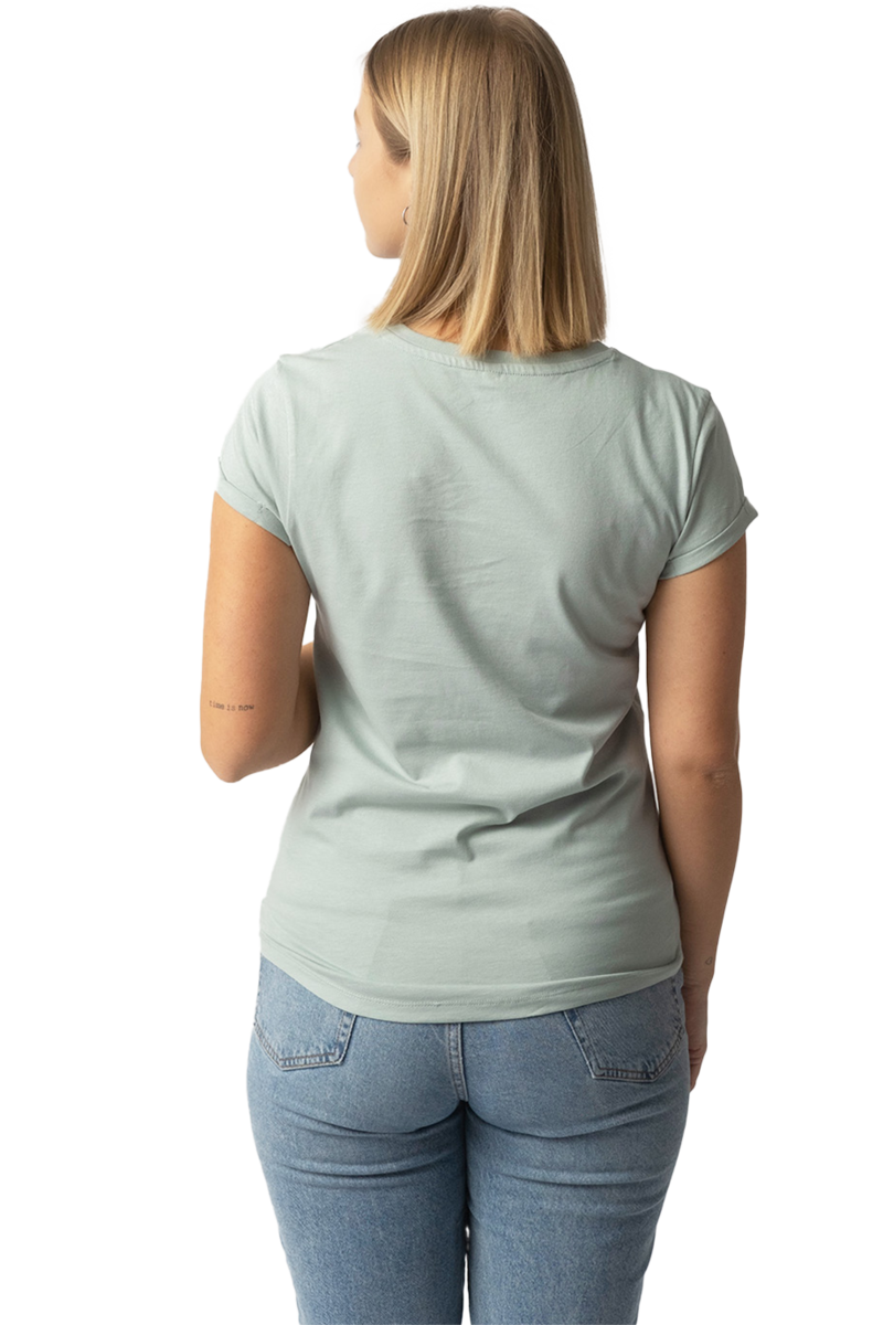 Damen T-Shirt 'Almantrieb' mintgrn Bild 2