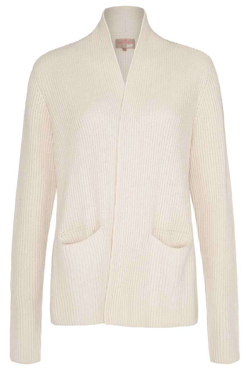 Offener Damen Cardigan beige