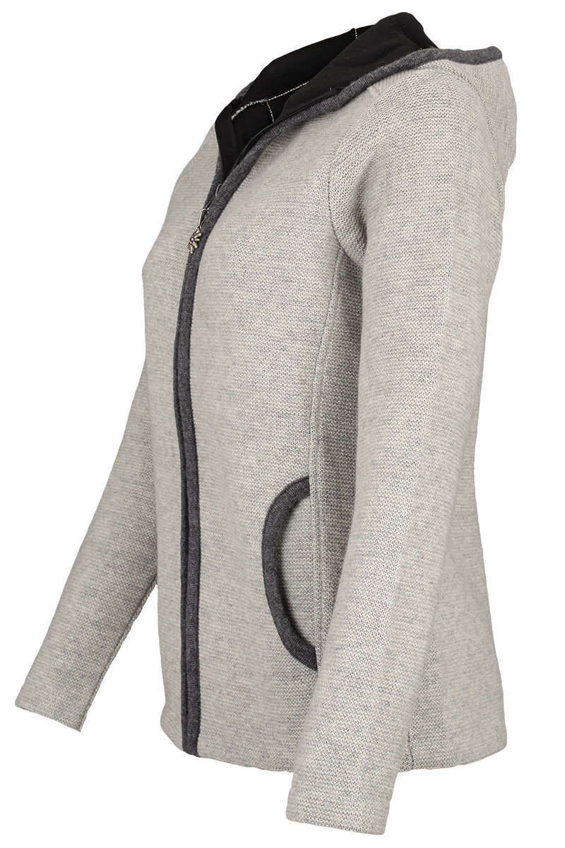 Damen Windstopper-Jacke wasserabweisend grau Bild 2