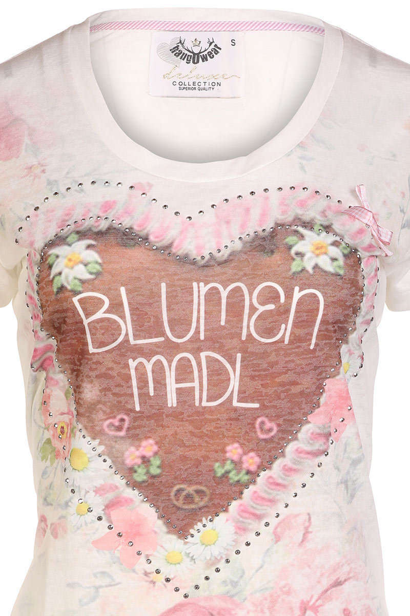 Trachten T-Shirt  Blumen Madl Bild 2