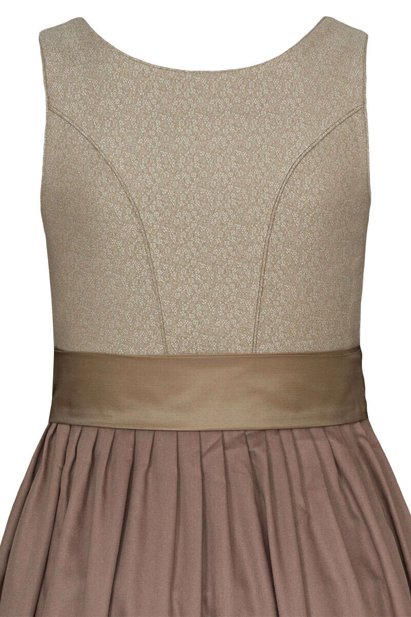 Umstandsdirndl mit Leinen stein beige Bild 2