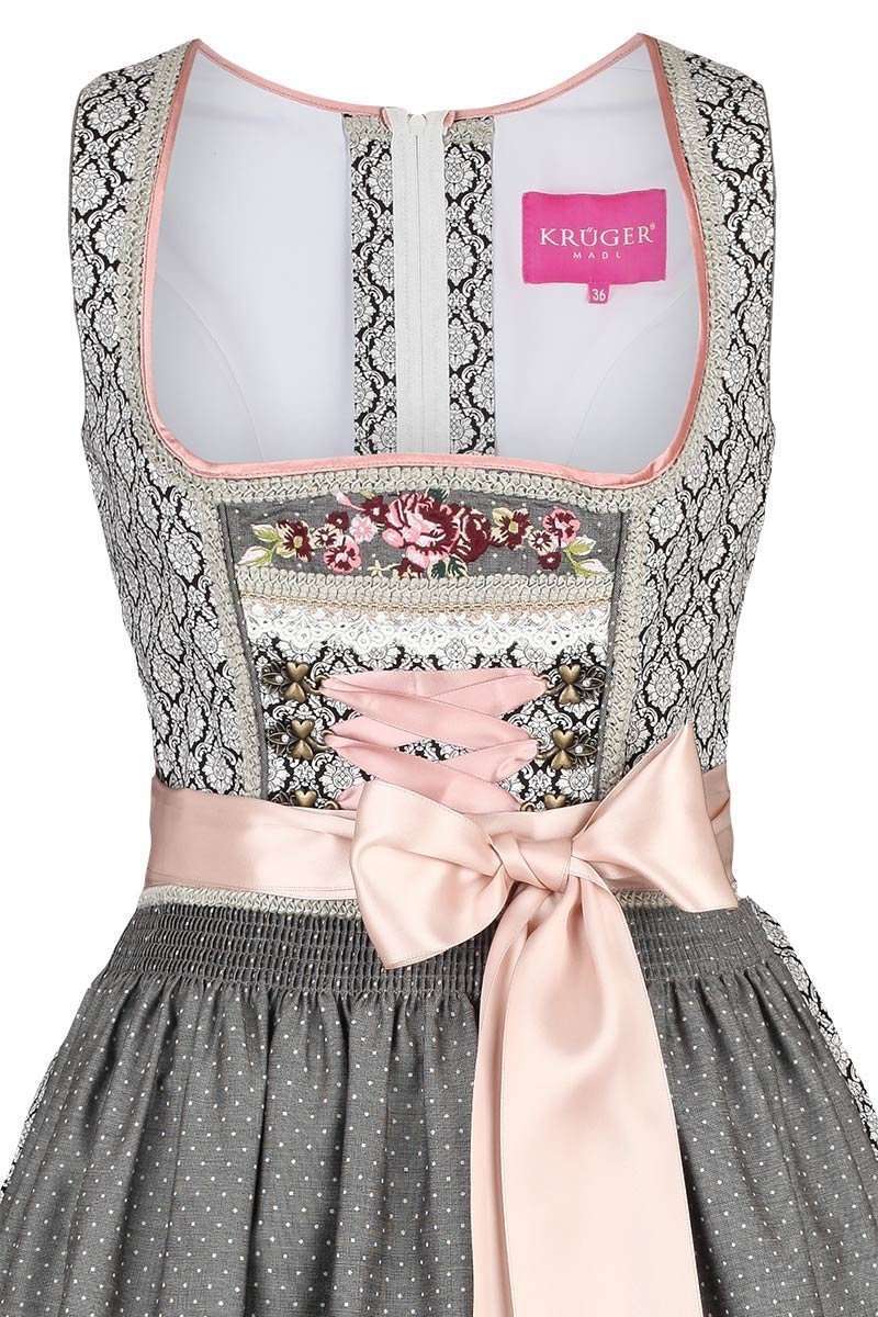 Dirndl Vintage-Stil schwarz rosa Bild 2