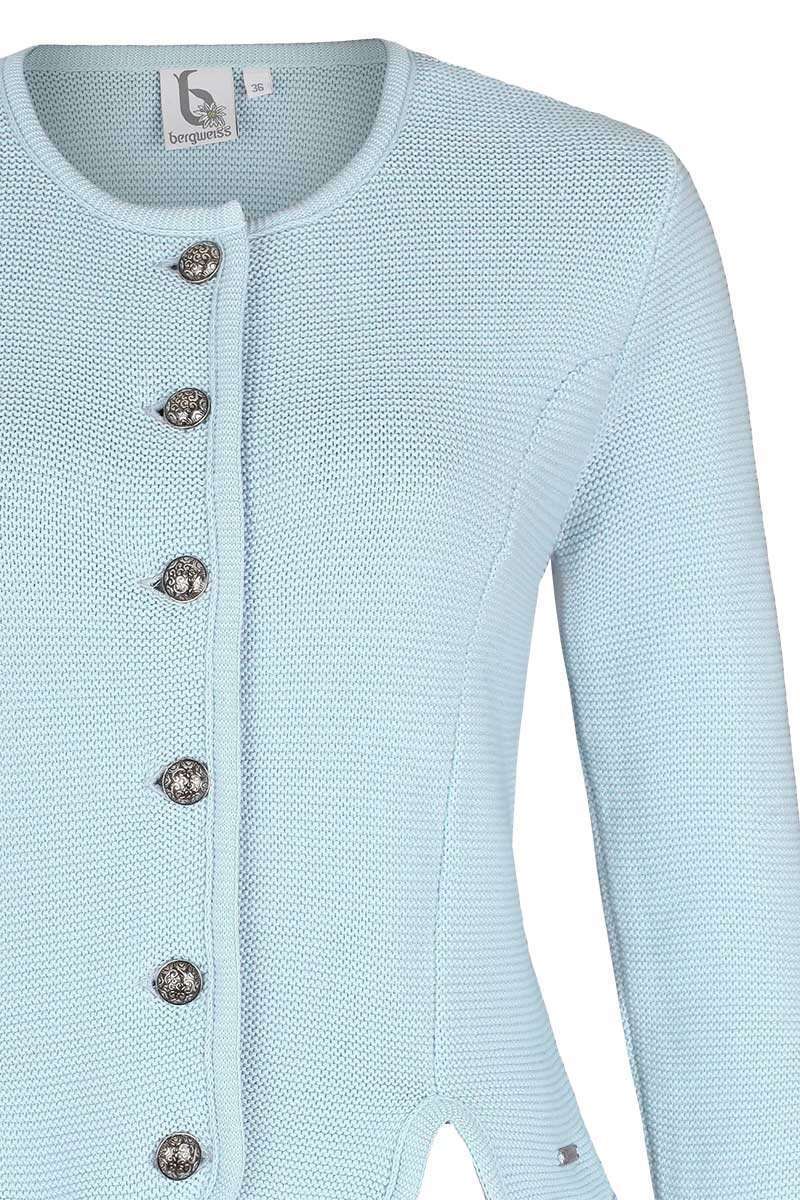 Dirndljacke kurz hellblau Bild 2