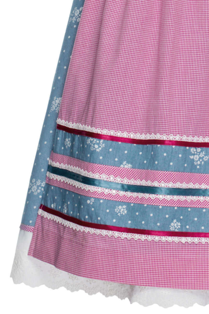 Dirndl kurz blau beere Bild 2