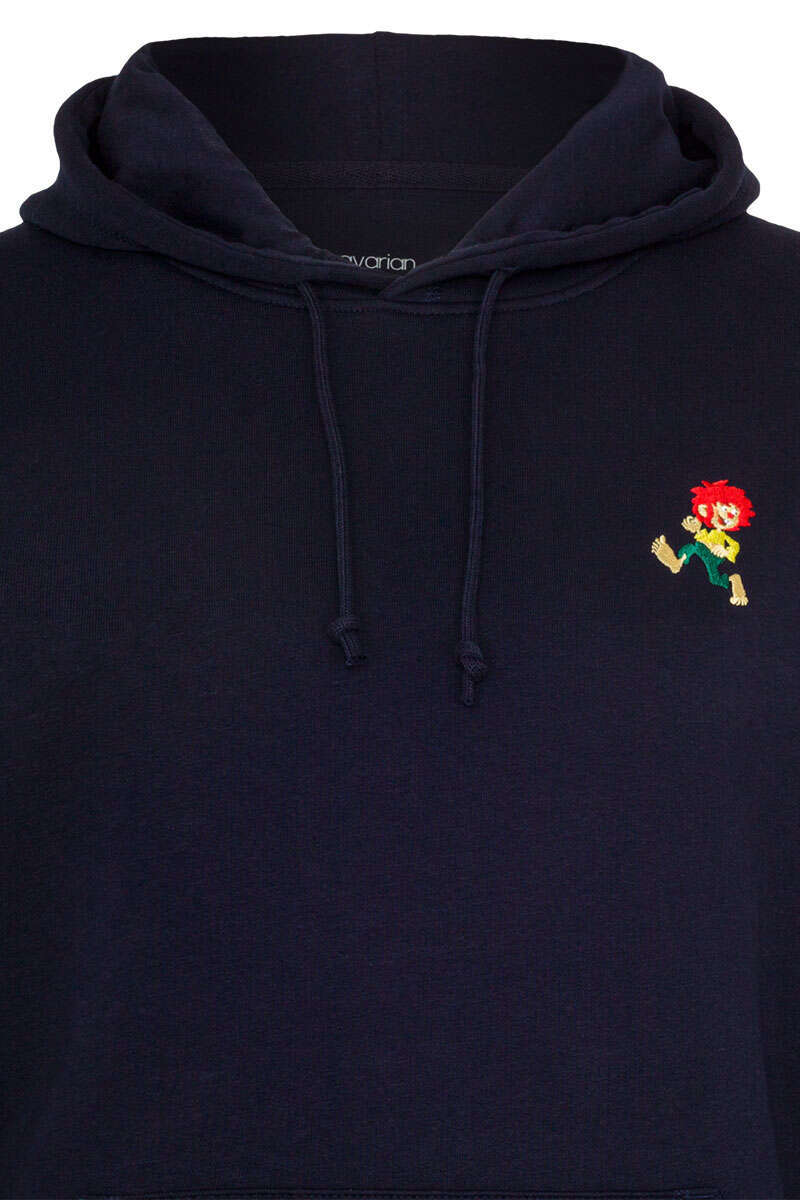 Kapuzen-Hoodie 'Grantig by Nature' mit Pumuckl unisex marineblau Bild 2