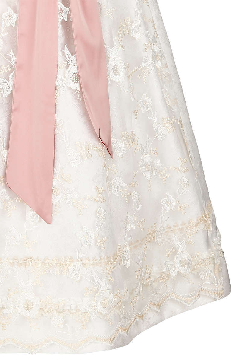 Hochzeits-Dirndl creme rosa Bild 2