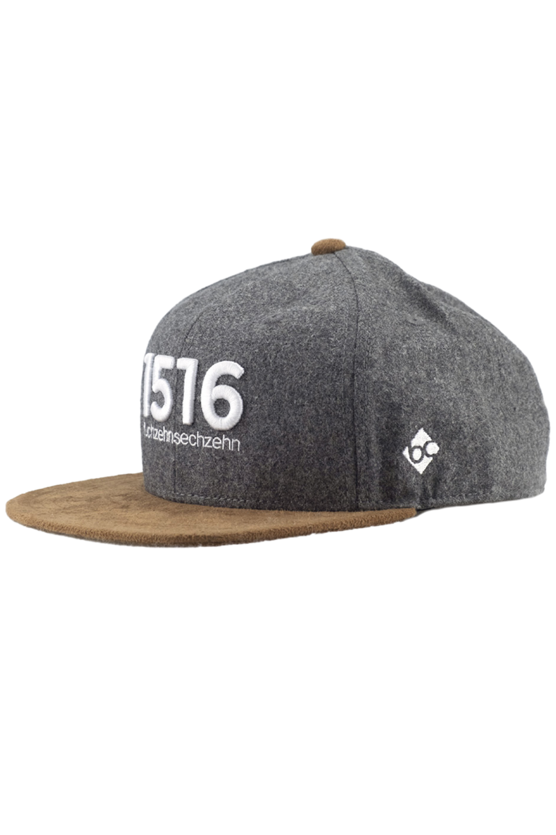 Herren Cap '1516' grau
