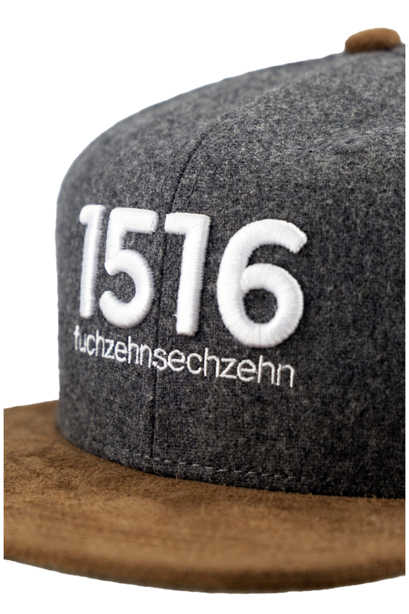 Herren Cap '1516' grau Bild 2