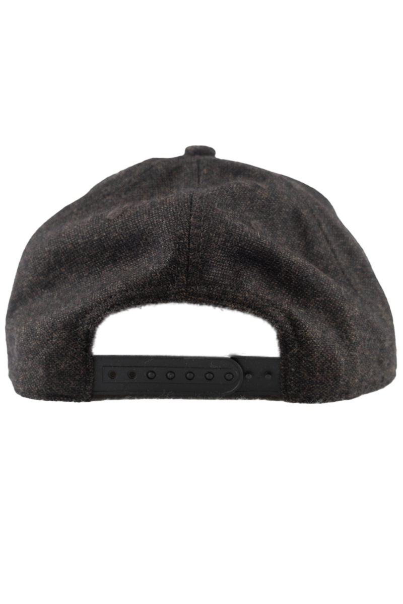 Edelwei-Cap Flanell Snapback dunkelbraun Bild 2