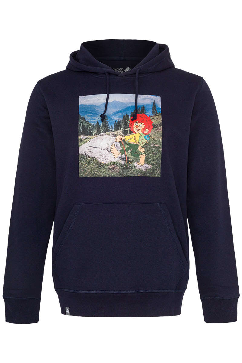 Kapuzen-Hoodie 'Pumuckl wandert' unisex dunkelblau