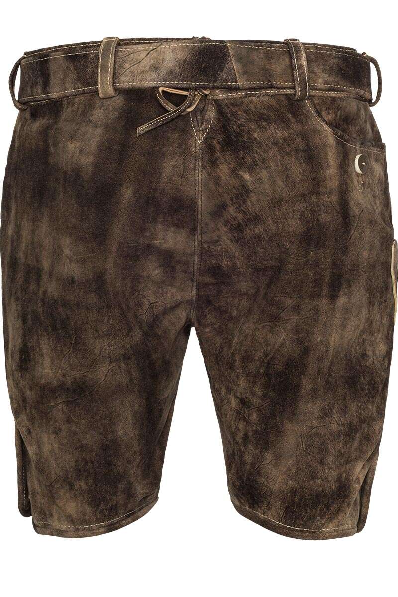 Kurze Trachten Lederhose trffelbraun Bild 2